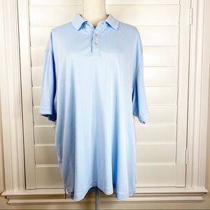 Tommy Bahama blue short sleeve polo 2XL